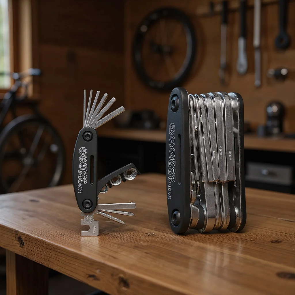 

Durable 16 in 1 Cycling Multi Tool Kit, Ergonomic Bike Repair Tool with Hex Wrench for Road Mountain Bicycle