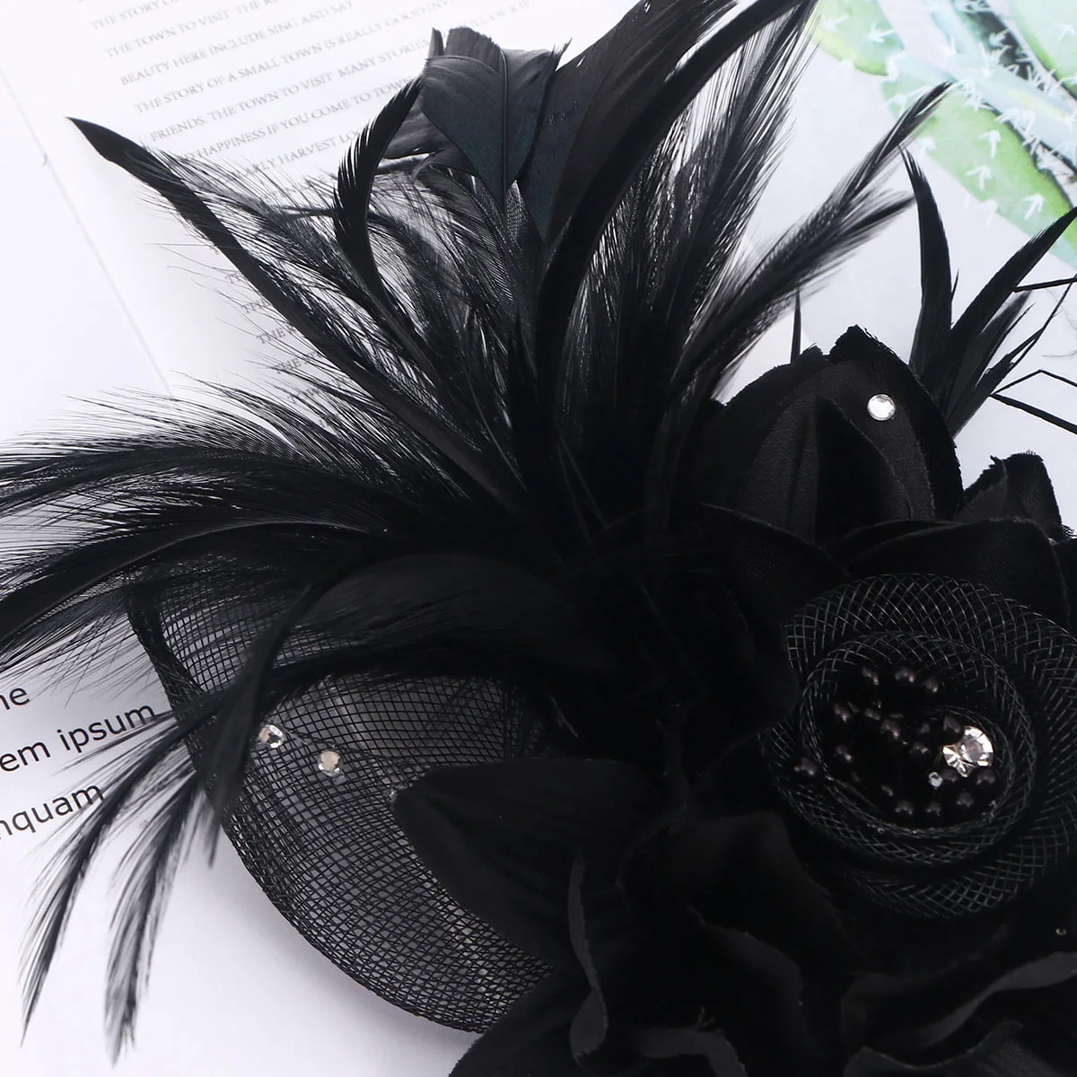 

Big Flower Brooch Headb s Fashion Fabric Pin Corsages Accessories Girl Child Lightweight Comfortable Hair Bangs ganizer