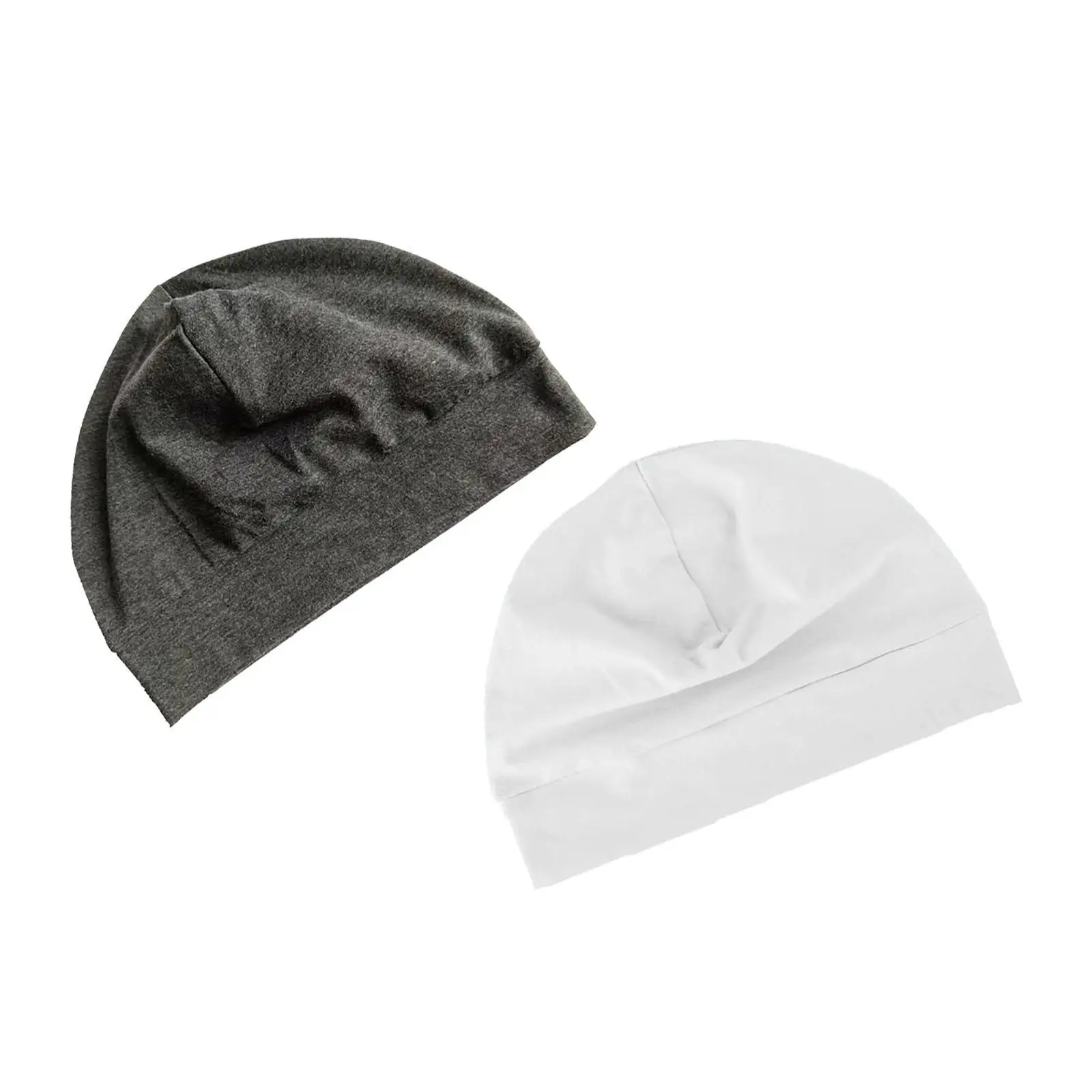 Sleep Cap Cotton Spandex Helmet Liner Night Hat Hairdressing Windproof Winter Casual Headwear for Home Sleeping