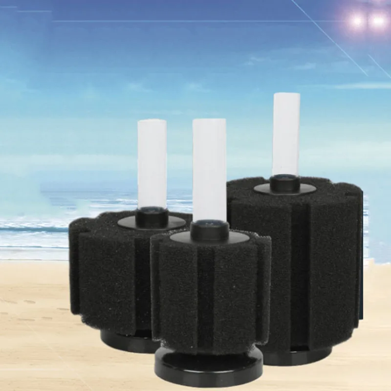 Aquarium Accessories Sponge Filter Air Pump Biochemical Filtration Noiseless Foam Bio Sponge Filter for Aquarium Fish Tank