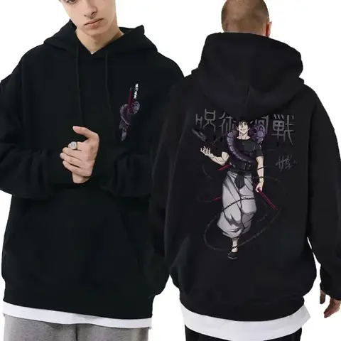 Sweat à capuche de famille Anime japonais Jujutsu Kaisen Fushiguro Toji graphique homme mode Manga Streetwear hommes femmes sweat