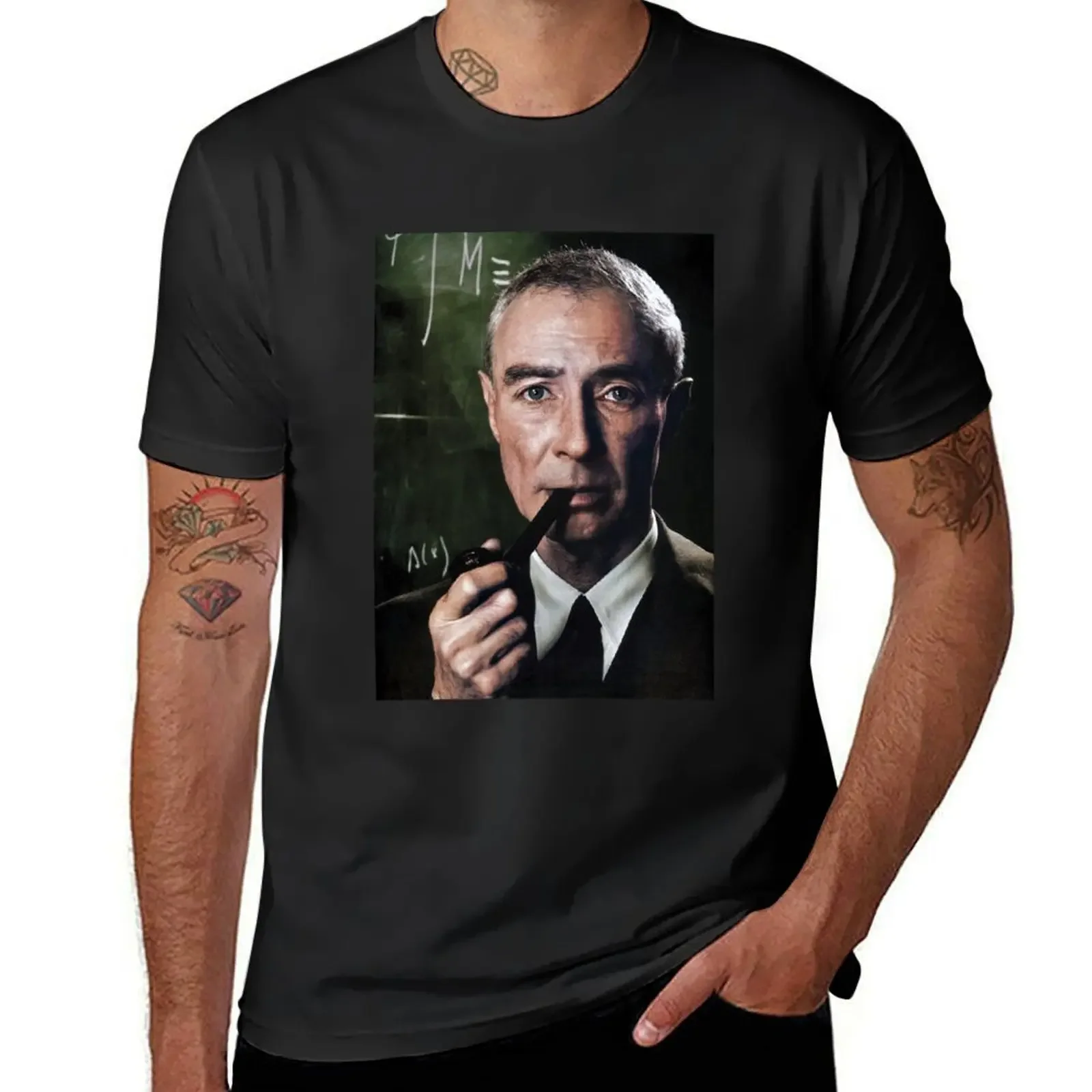 J. Robert Oppenheimer 1959 Colorized T-Shirt shirts graphic tees plus sizes vintage clothes man t shirt mens t shirt graphic