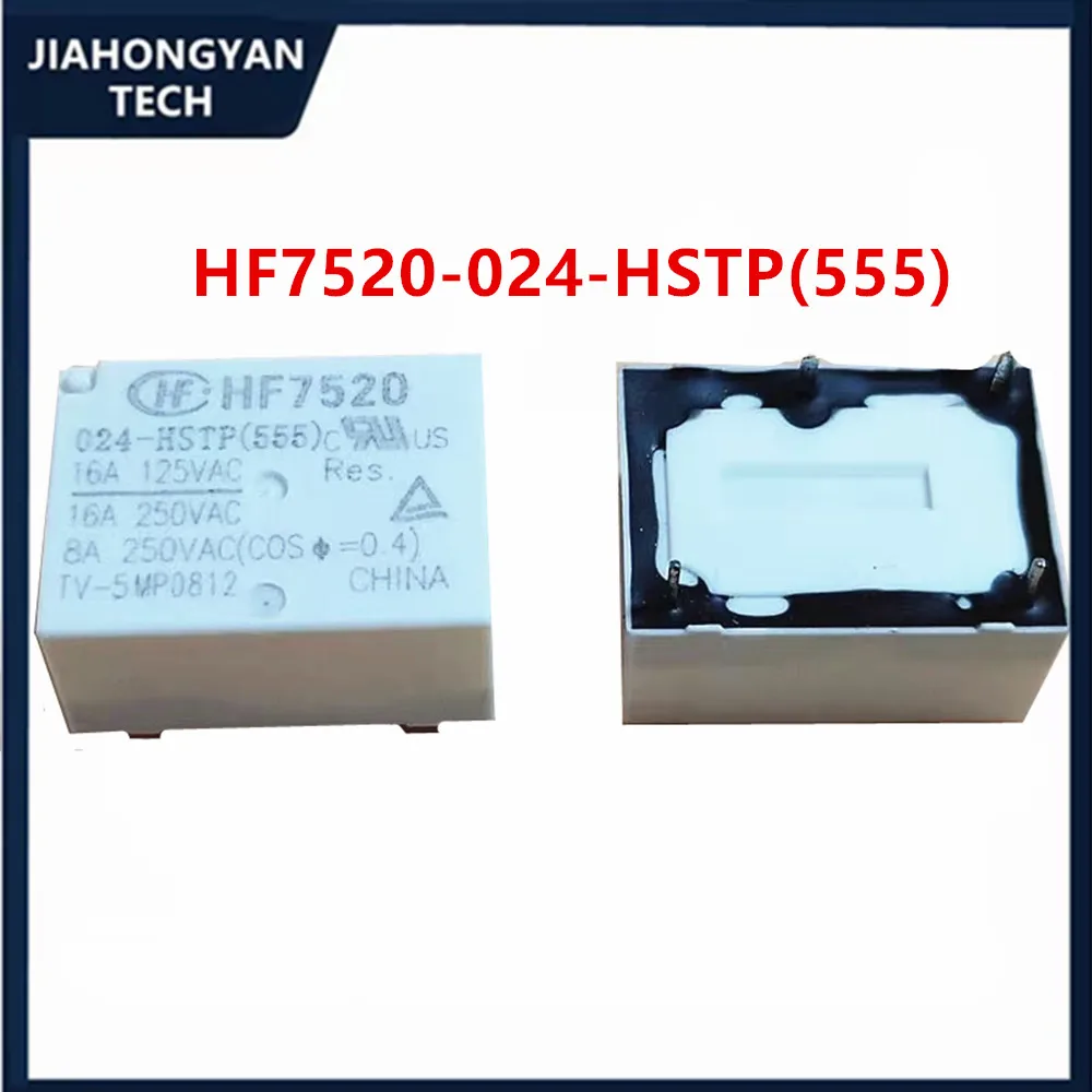 1PCS 2PCS 5PCS Original relay HF7520-005-HSTP HF7520-012-HSTP HF7520-024-HSTP 16A 5V 12V 24V 4-pin