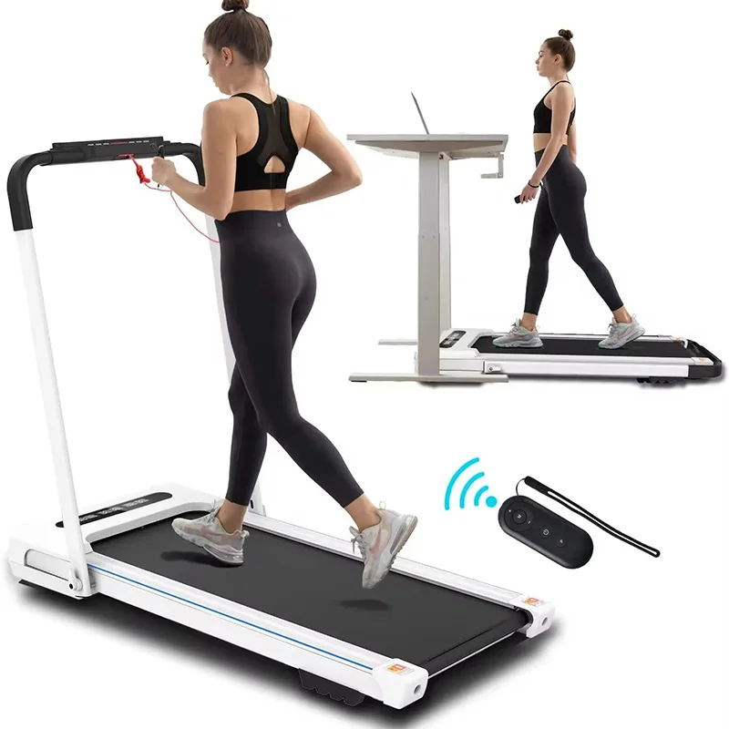 Under Desk Treadmill Machine Running Foldable Fitness Manual Electric Walking Pad Treadmills for Home Incline Treadmill