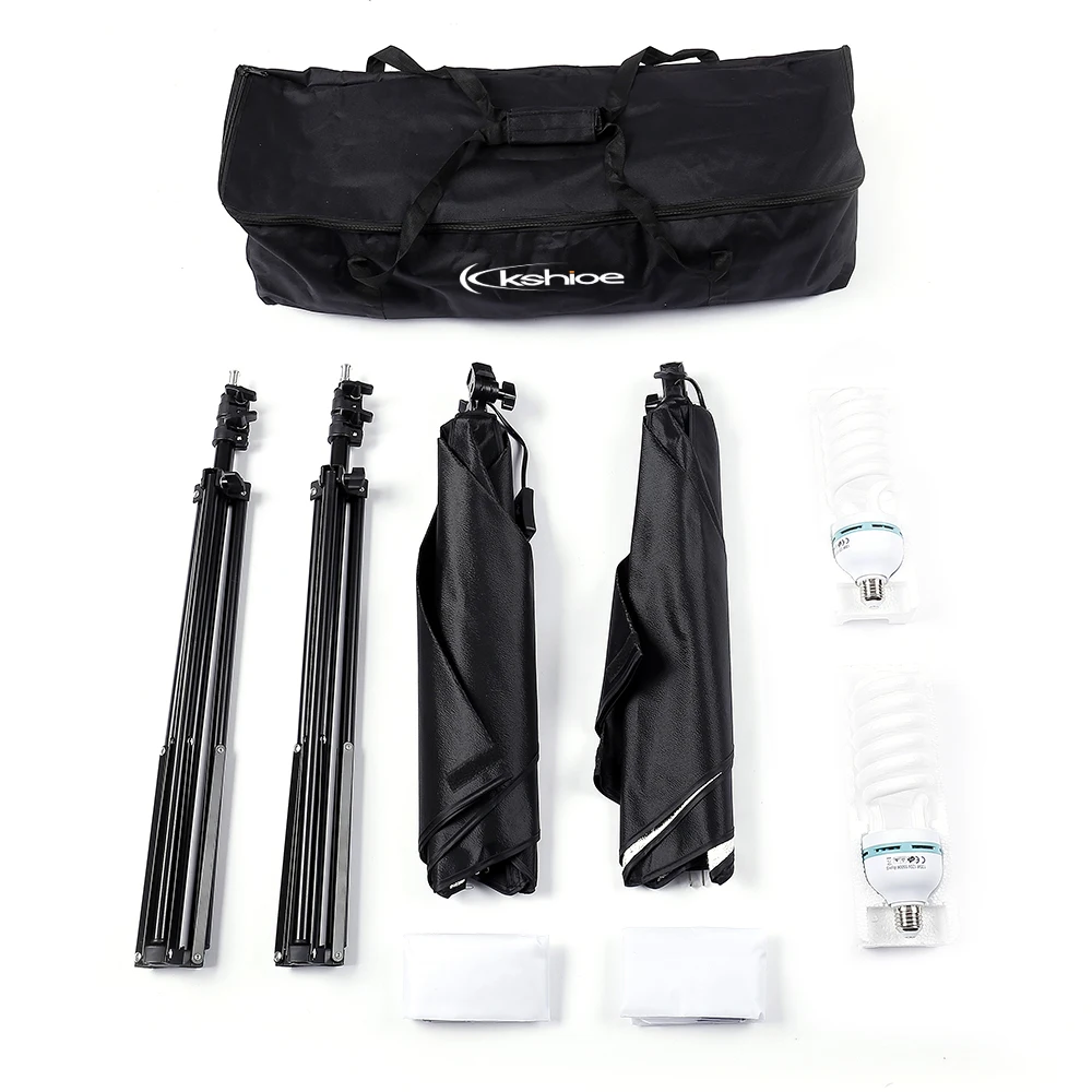 

135W Bulb 5070 Single Head Soft Light Box Two Lights Set, photography props, photography, Portable, Convenient for collection