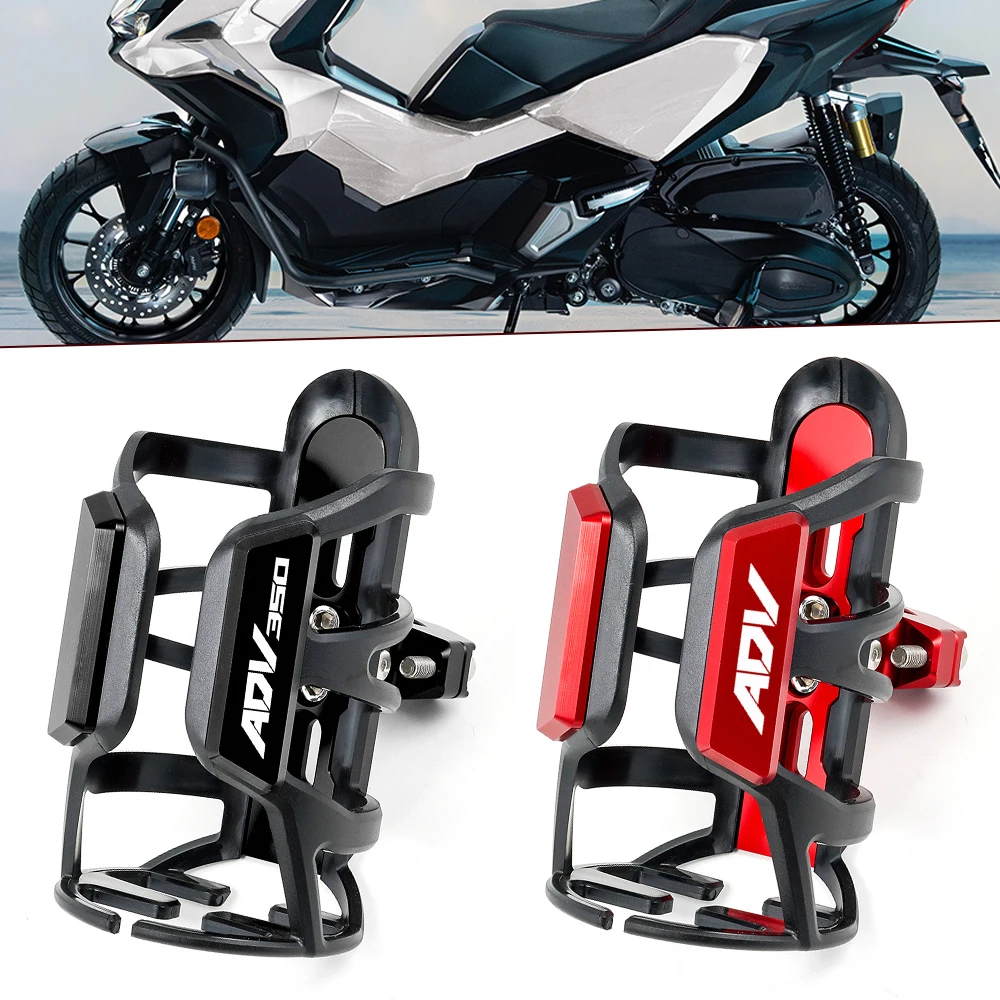 

For HONDA ADV350 ADV 350 2022 2023 2024 2025 ADV150 ADV Accessories Motorcycle Water Bottle Holder Cage Drink Cup Holder Mount