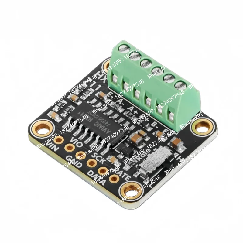 2.6 - 5.5V HX711 High-resolution 24-bit Differential ADC Specifically designed for measuring strain gauges/weight sensors