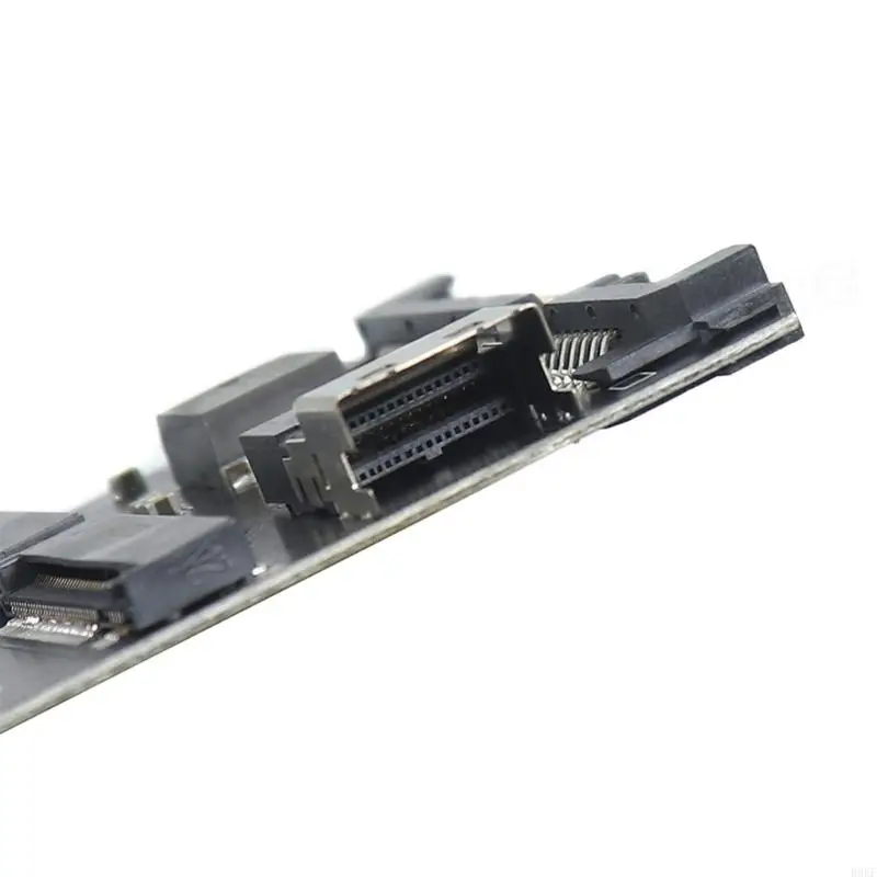 B0KF NGFF M.2 Adapter SATA3 Raiser M.2 zu Adapter NVMe SSD zu SFF-8654 Karte