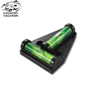 RV T Level Cross Check Bubble Spirit Levels Multipurpose 2 Way Bubble Spirit Levels for Caravan Motorhome Trailers Tripods
