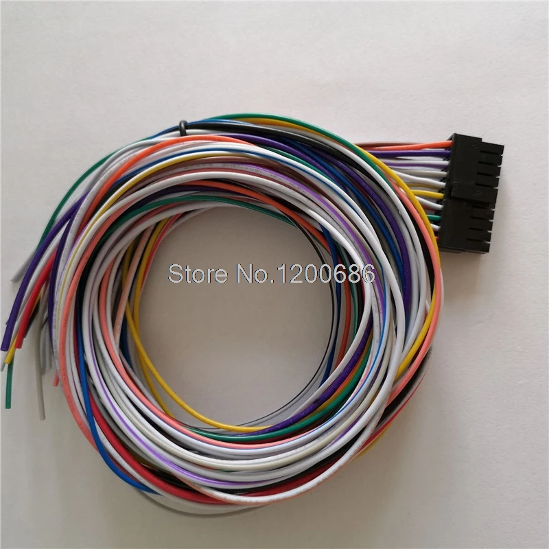 1.5M 20AWG 150CM Micro-Fit 3.0 43025 Molex 3.0 2x12pin 0430252400   Cablaggio 24 pin Molex 3.0 2*12 pin 24p