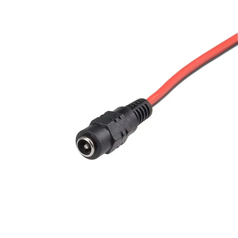 1PC 2 Alligator Clip to 1 Male or Female DC Power Plug Connector Adapter DC 5.5*2.1mm Clips Crocodile Test Leads image 6