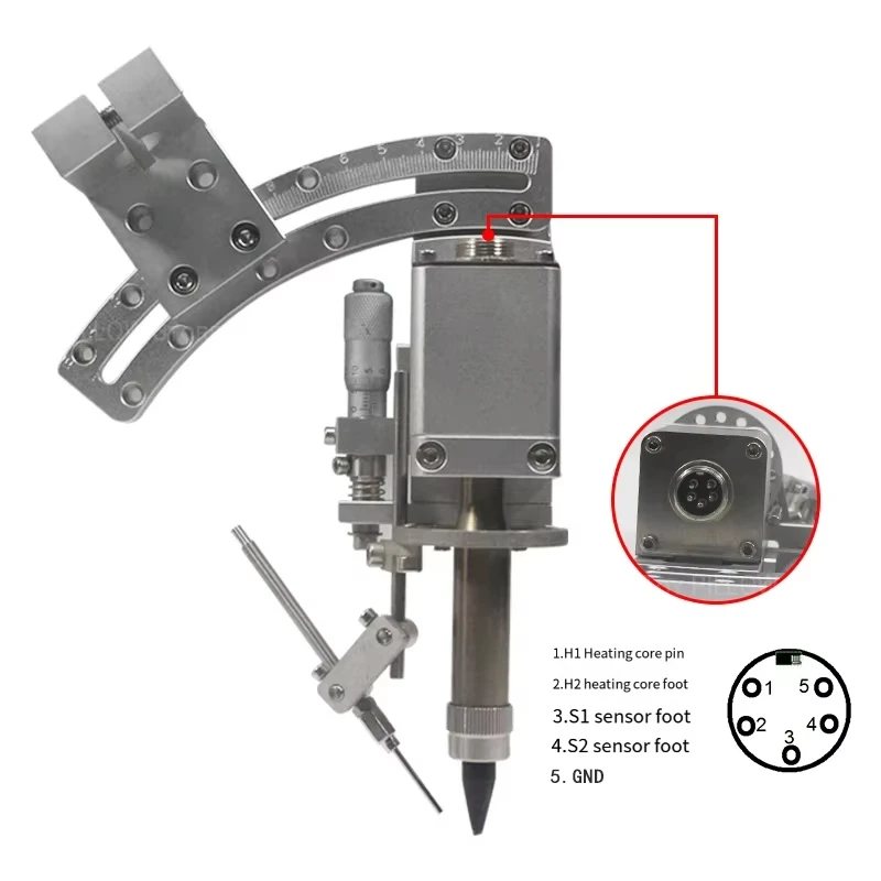 Solder machine high precision double head single head adjustable automatic solder fixture high frequency automatic solder handle