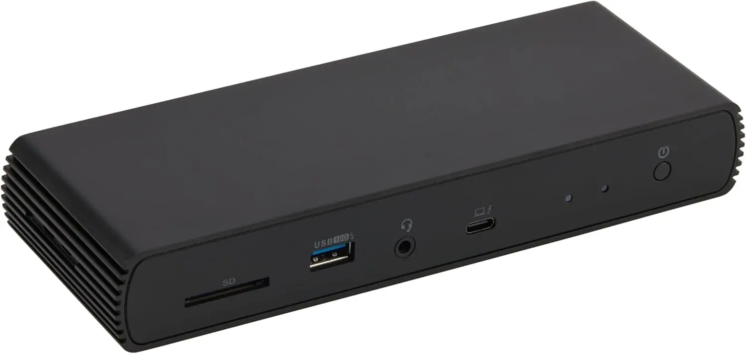 

Thunderbolt 4 Docking Station with Dual 4K Display, HDMI 2.1, USB-A Ports, Ethernet, and 96W Charging for Laptops