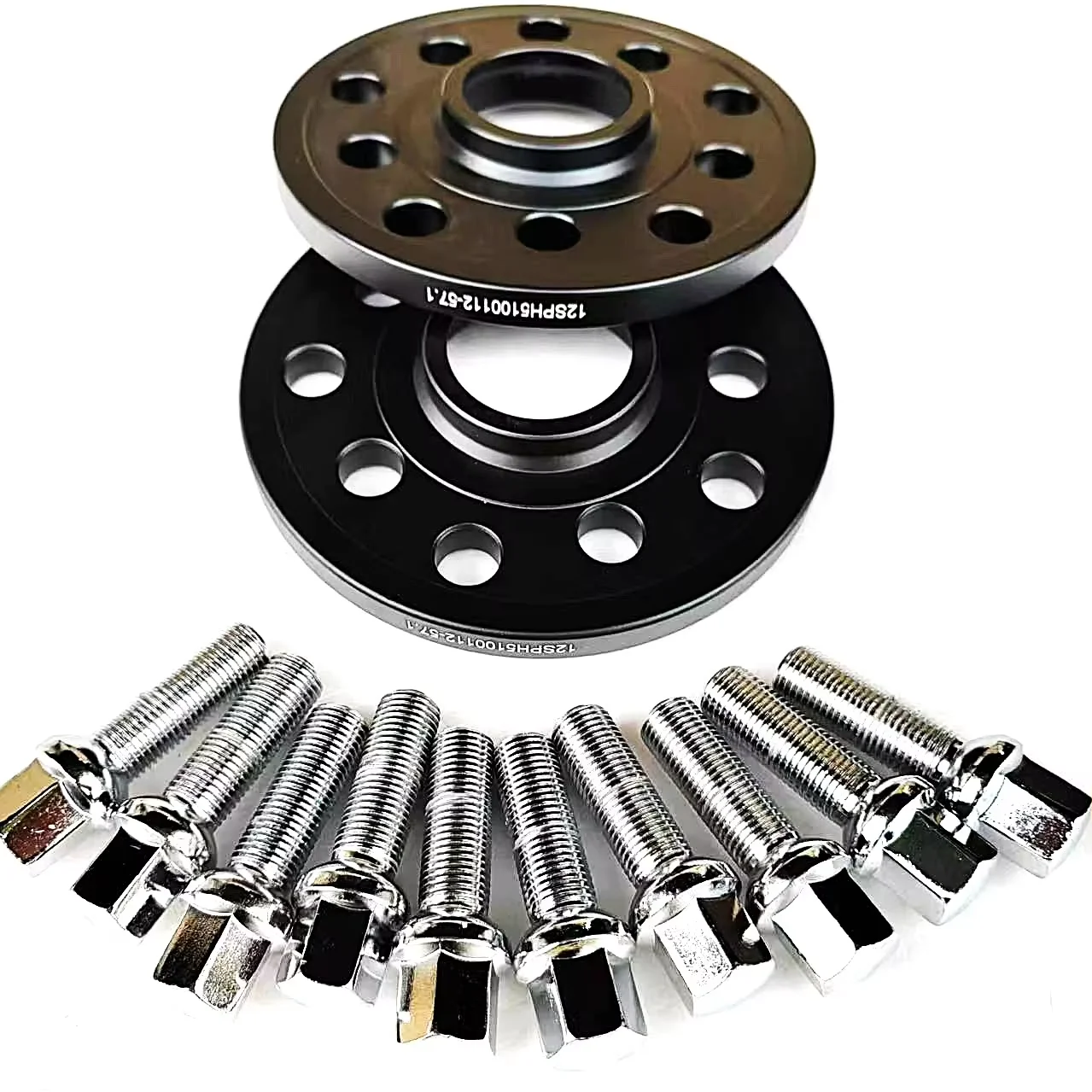 

2pcs/lot 12mm 0.47inches 5x100 5x112 Hub Centric Wheel Spacers For Audi-Volkswagen with Extended Lug Bolt 14X1.5 Car accessories