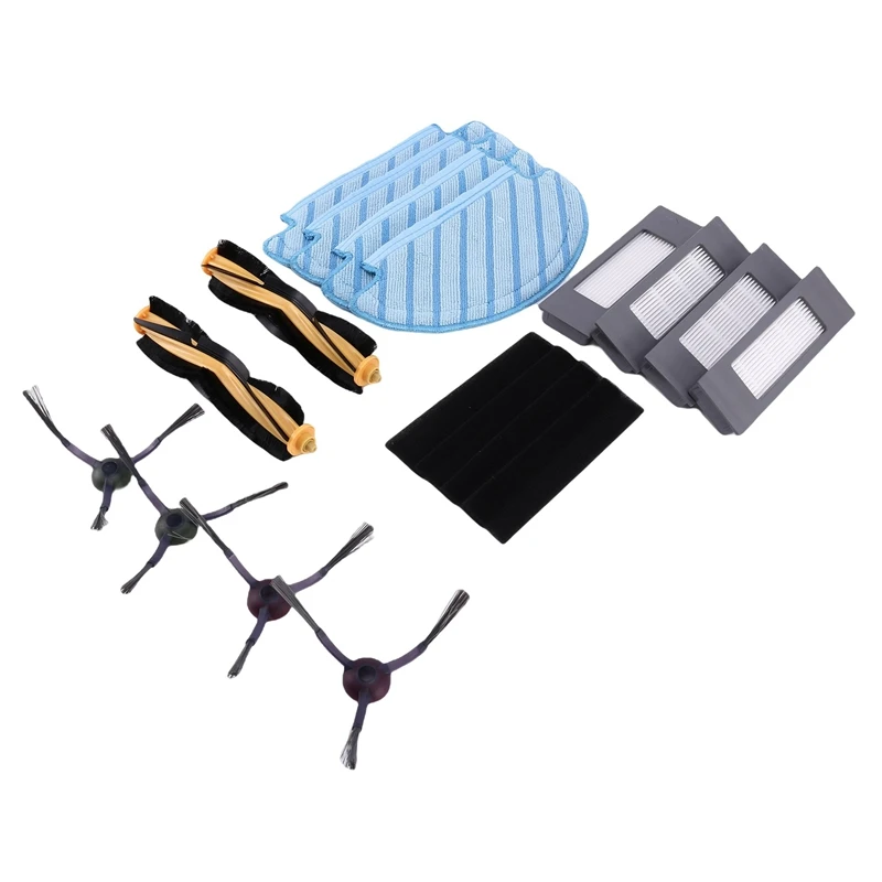 Brosse Principale et Latérale pour Aspirateur Robot ECOVACS DEEBOT OZMO T8 AIVI, Rouleau Chaud, Filtre, Accessoires de Vadrouille