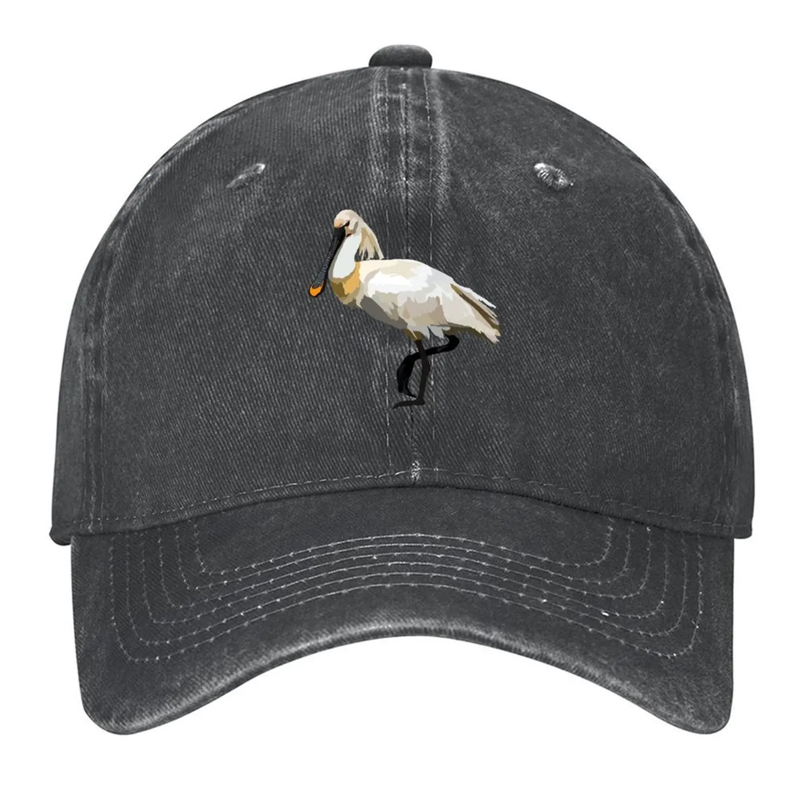 

C is for Common Spoonbill Baseball Cap Trucker Cap Hip Hop Luxury Brand Gentleman Hat Woman Men's