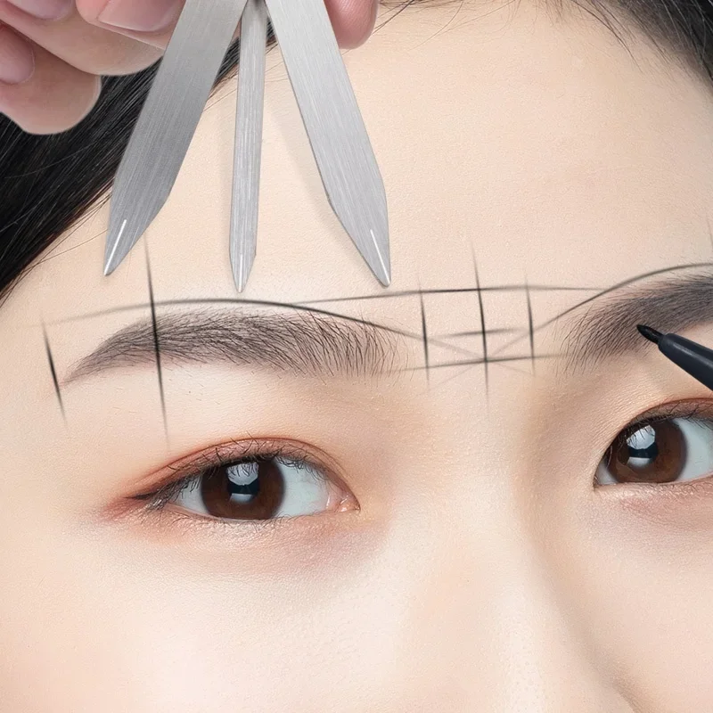 1 Pcs Microblading Balance Positioning Tattoo Ruler Makeup Eyebrow Design Golden Ratio  Measurement Tool