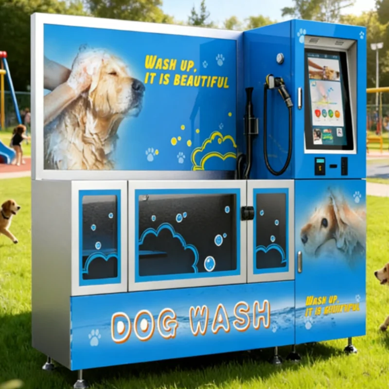 Customized Smart Dog Washing Machine Pet Washing Station Vending Machine Self Service Cat Washing Machine and Dryer 2 in 1