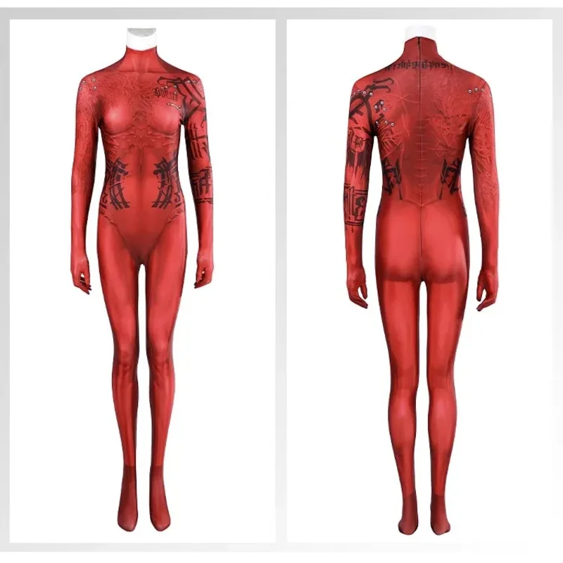 بوابة زي BG3 Karlach غير مسلح تأثيري البدلة الزي لجميع القديسين كرنفال حفلة يتوهم الكبار لعب الأدوار شعر مستعار حذاء ir;l5