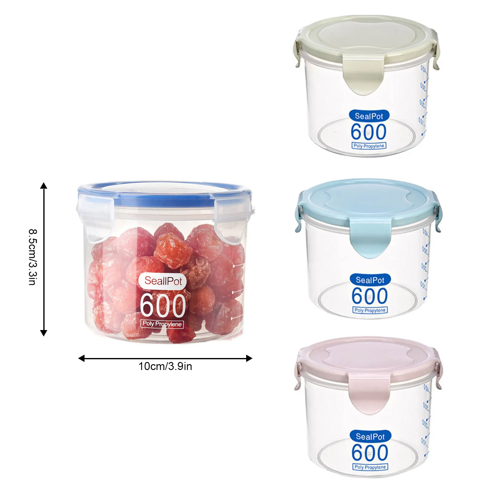 Leakproof Storage Containers Storage Jars With Airtight Lid Kitchen Storage Box Sealing Food Preservation Fresh Pot Container