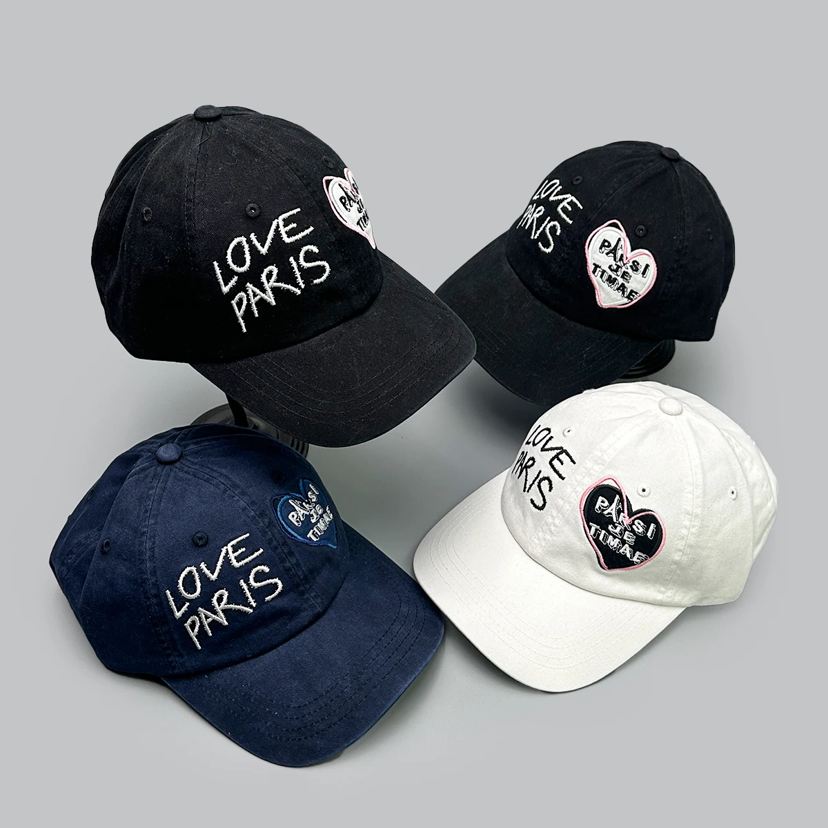 

Korean Street Embroidered Letters Love Baseball Hats New Men Women Sunshade Personal Versatile ins Fashion Couple Peaked Caps