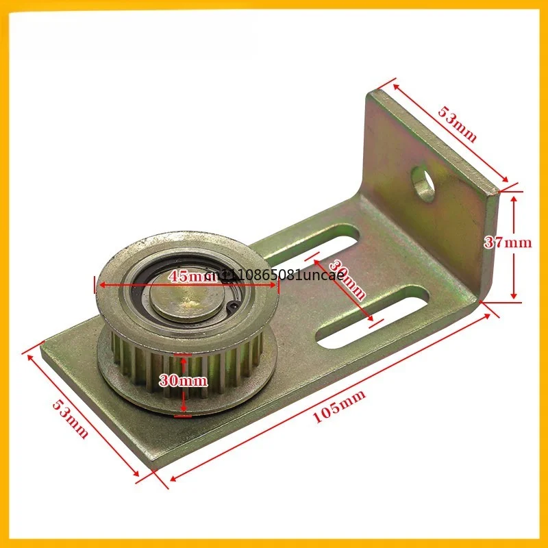 For Guangri Hitachi Car Door Motor 16T/25T Elevator Door Pulley Silver Door Driven Wheel With Bracket