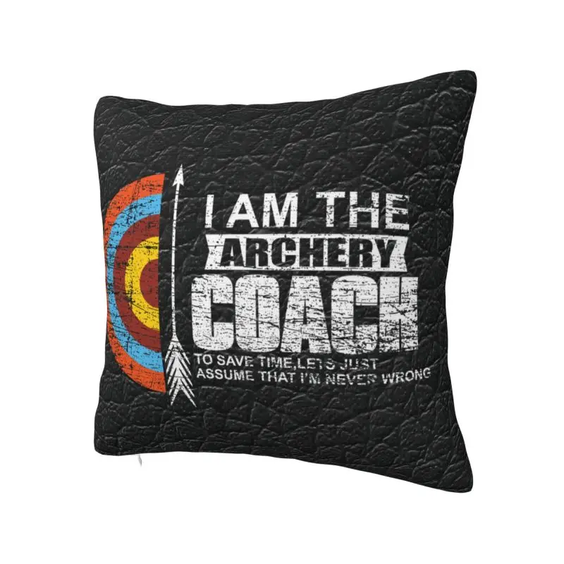 Custom Archery Loving Pillow Bedroom Decoration Fashion Archer Outdoor Cushions Square Pillowcase