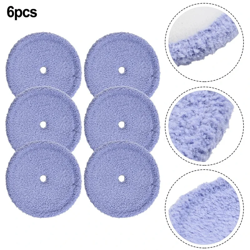 Washable Microfiber Mop Pads for EVERYBOT Edge RS700 RS500 Robot Replacement Accessories