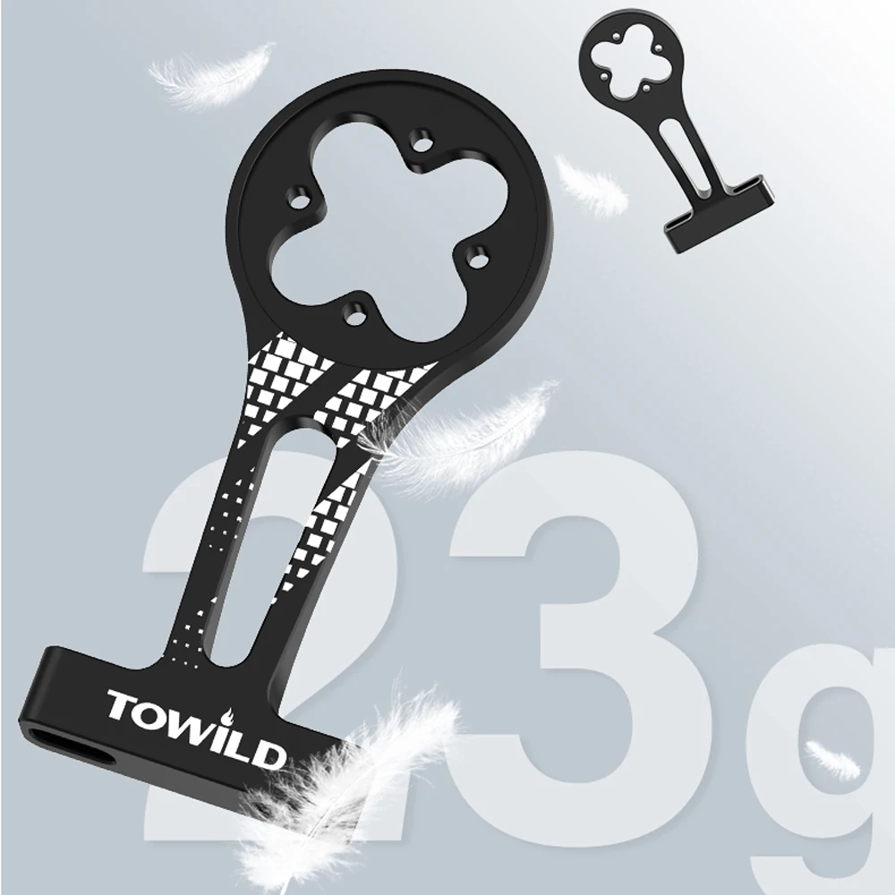 تووايلد AS80 الألومنيوم الدراجات الكمبيوتر جبل خارج الجبهة تمديد بار للدراجة الطريق ايرو المقود ل Garmin/iGPSPORT/Magene/XOSS