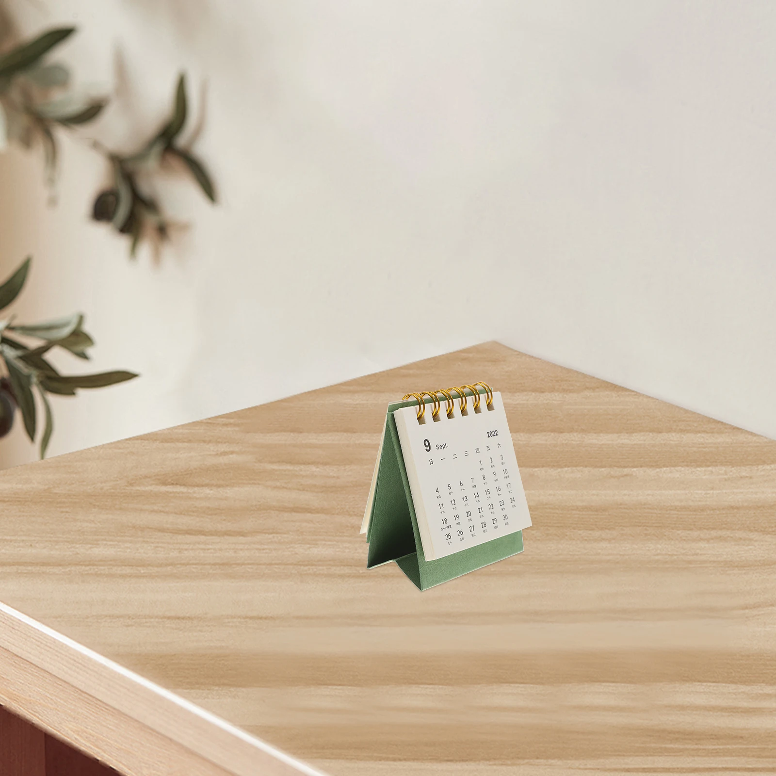 

Calendar Desktop 2022 Mini Office Planner Accessories Paper Home Ornament Small Calendars Student Decor School Tabletop