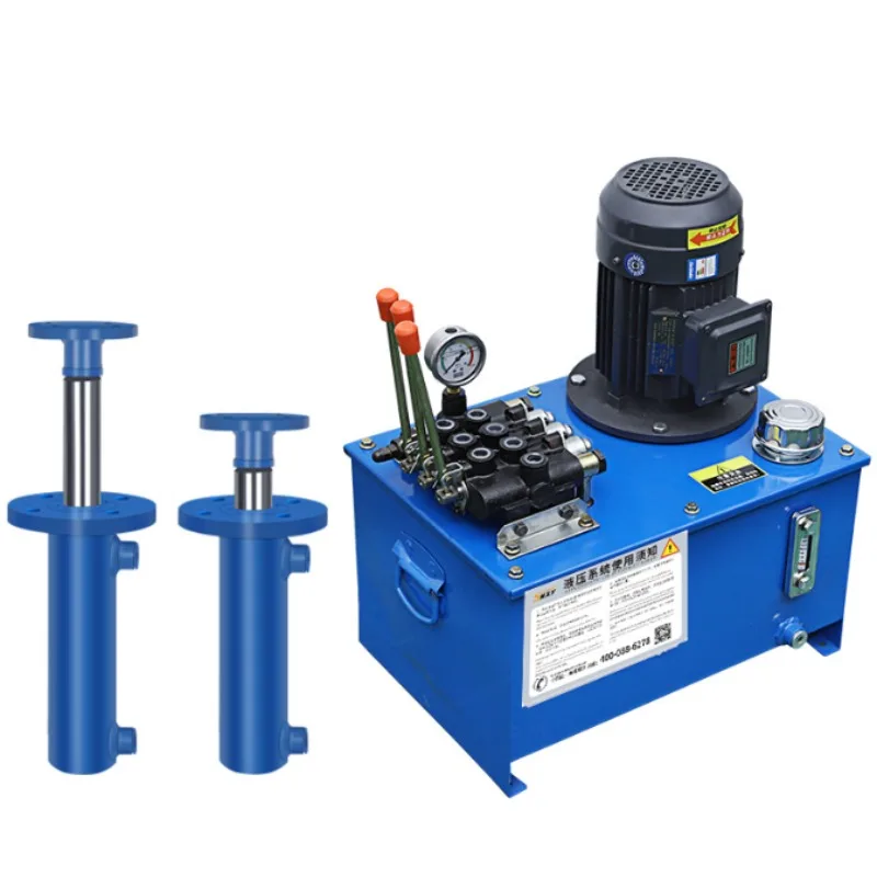 مجموعة النظام الهيدروليكي الكهربائي الصغير محطة مضخة الزيت الرفع مجموعة كاملة 380 فولت أداة الآلة الكهرومغناطيسية اليدوية القابلة للتخصيص