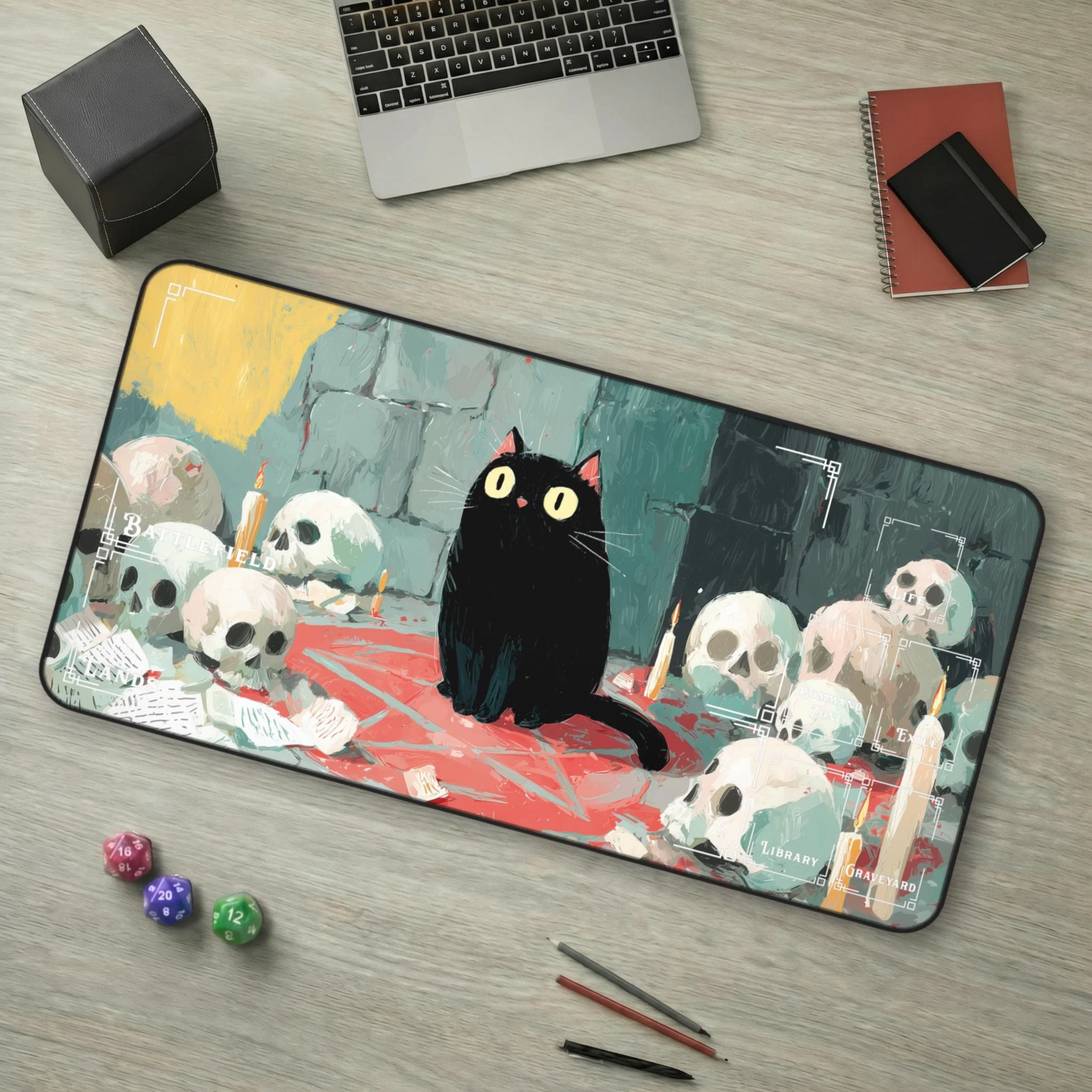 Alas Mouse Gambar Tengkorak Ku - Desk Setup Options ulasan dan harga