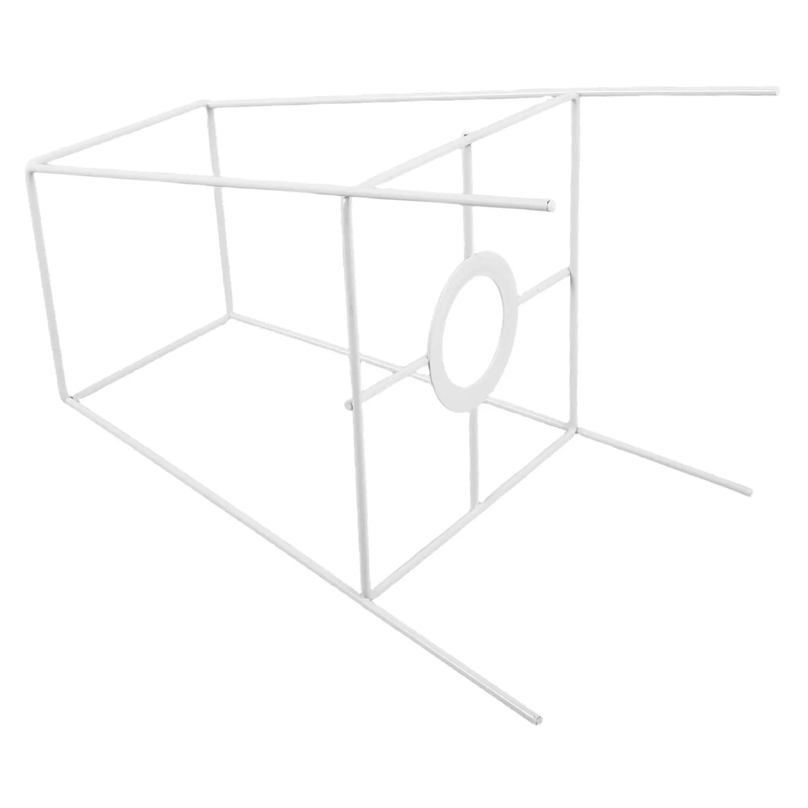 E27 Lamp Shade Base Frame Square Iron Metal Lampshade Bracket for DIY Table Pendant Ceiling Lights Industrial Modern Fixture