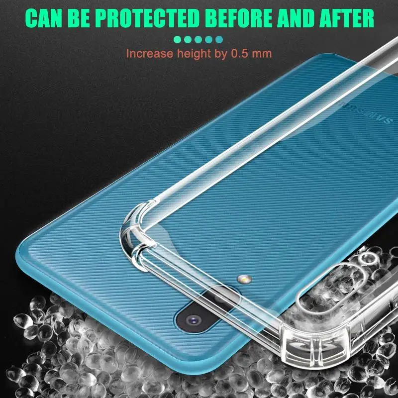 Clear Shockproof Phone Case For Samsung Galaxy A02 A12 A22 A32 A42 A52 A72 Soft Silicone Case M02 M12 M32 M42 M52 M62 Back Cover