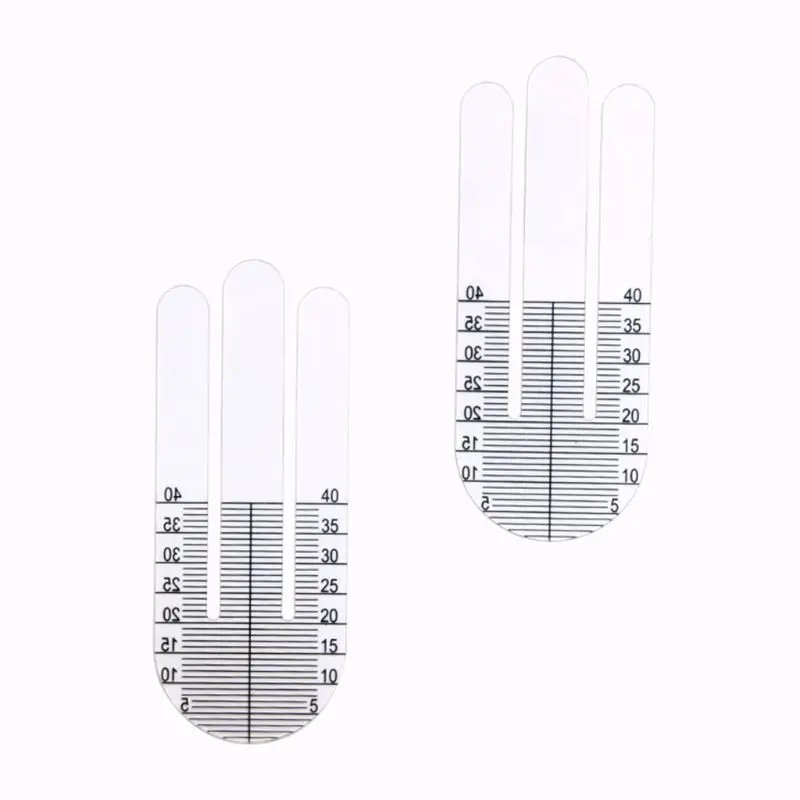 1Pair Pupil Height Meter Hospital Tool Measure the Pupil Height for Hospital Medical Supplies Durable