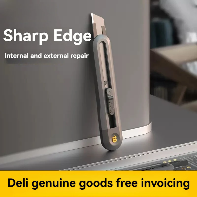 Self   Locking Plastic  Handle Utility Knife  Spring   Back Wallpaper Knife  Small  Portable And Professional Box  Opening Tool