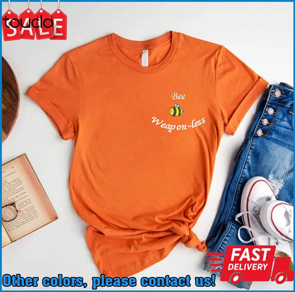 Texas Strong Anti Gun Wear Orange Bee  No Violence T-Shirt