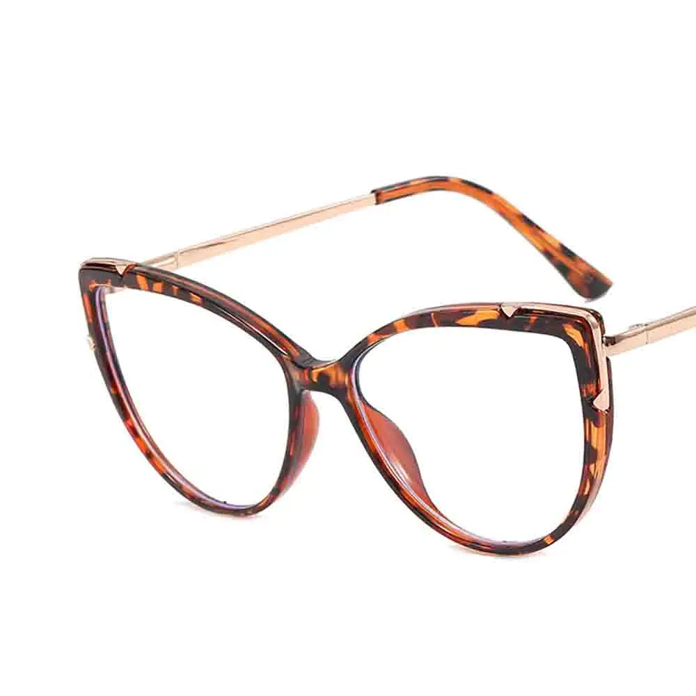 TR90 moda ojo de gato Anti luz azul gafas de ojos de gato montura para mujeres TR90 lente transparente de alta calidad gafas de lectura de tendencia