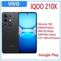 New VIVO IQOO Z10x 6000mAh 44W SuperVOOC Snapdragon 6 Gen 6.72 Inch LCD 120Hz 50MP OTA Update