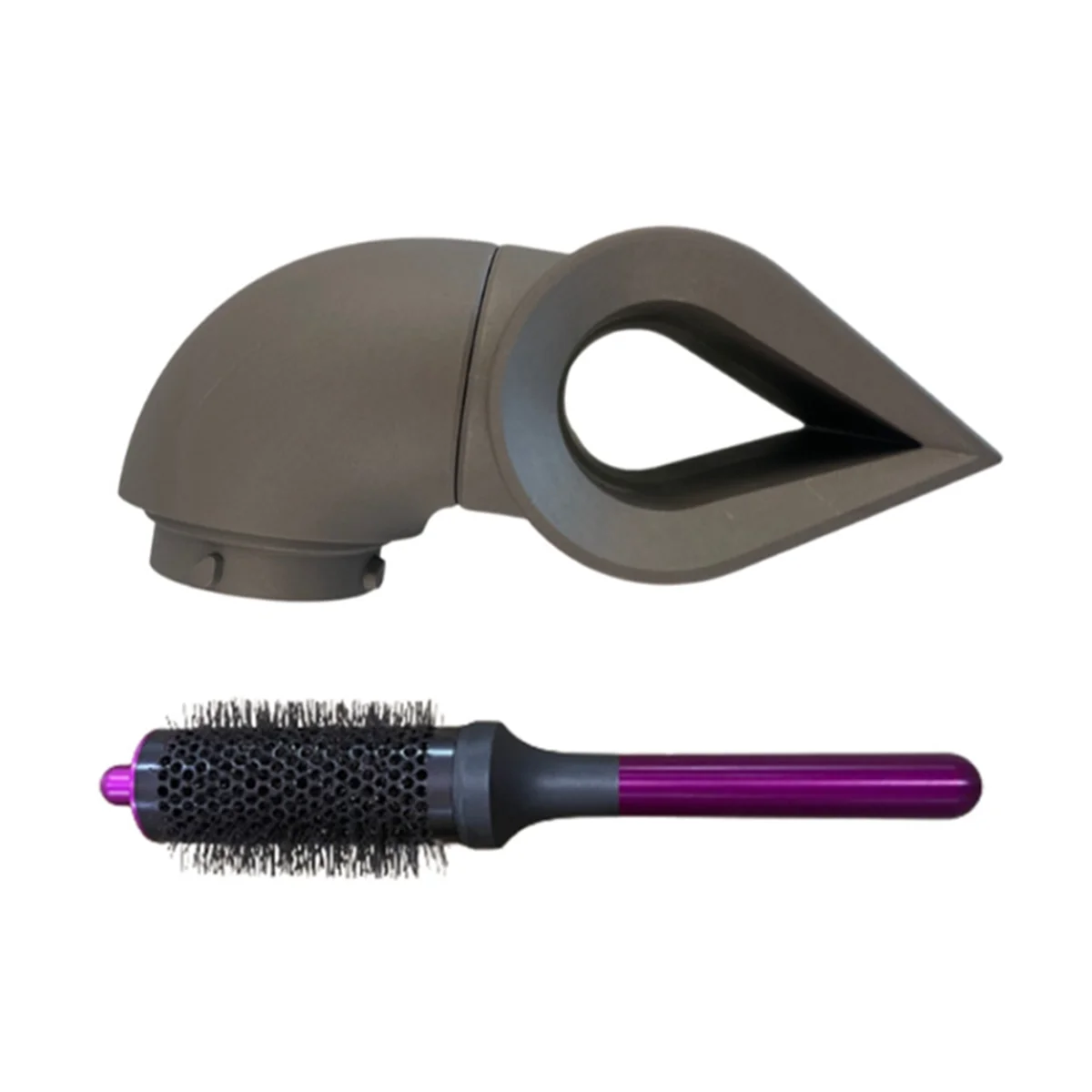 For Dyson Airwrap HD01 HD05 Curling Iron Recision Styling Nozzle+Round Hair Brush Create Inward Outward Curls Hairstyle