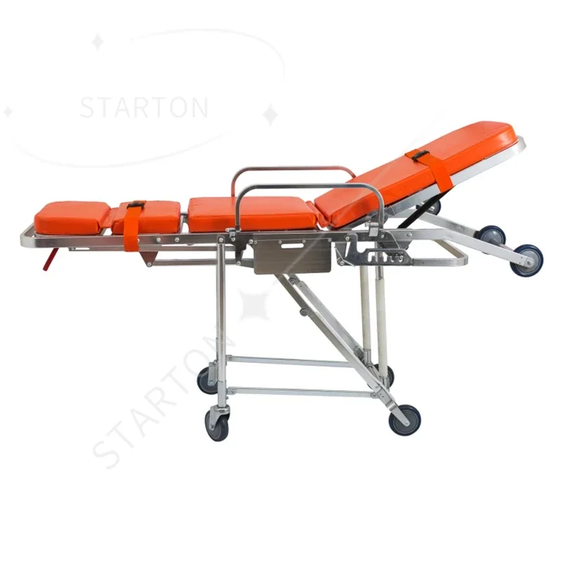 Medical Crash Cart Patient Bed Furniture Emergency Ambulance Stretcher Bed