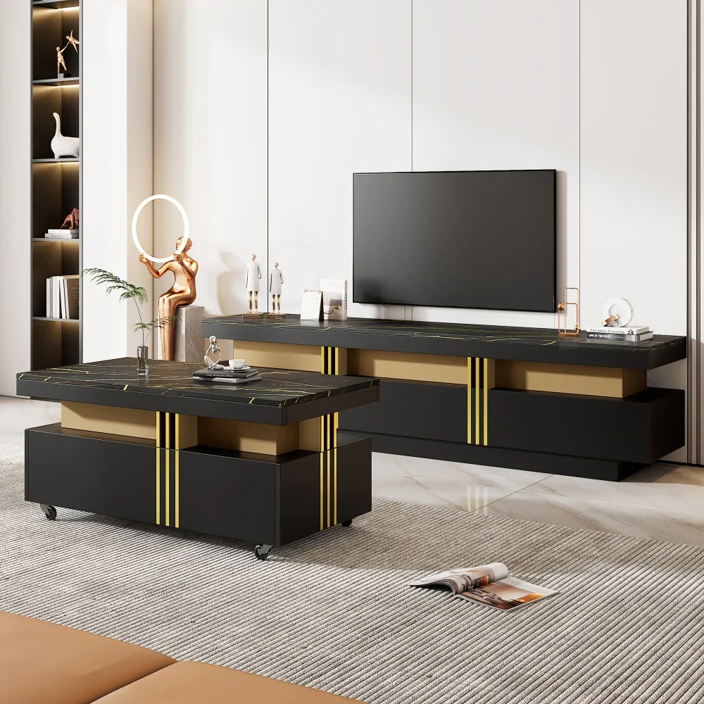 

Mesa De Tv Luxury Living Room Cabinet Mueble Unit Complete Cradle Full Modern Dining Entertainment Center Wood Stand Pedestal