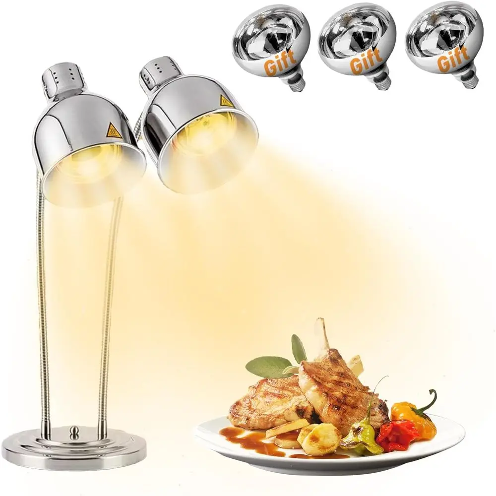 

Коммерческая лампа для подогрева еды, регулируемая лампа-нагреватель для еды, лампа для подогрева еды из нержавеющей стали