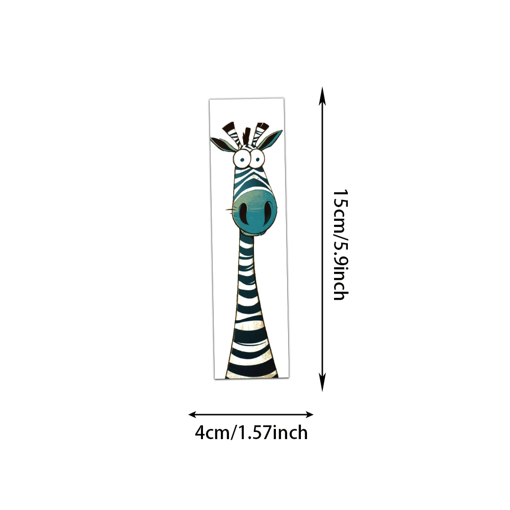 30PCS Animal Funny Bookmarks Reading Book Pages Marking Student Creative Gifts Decoration Page Marking Cards