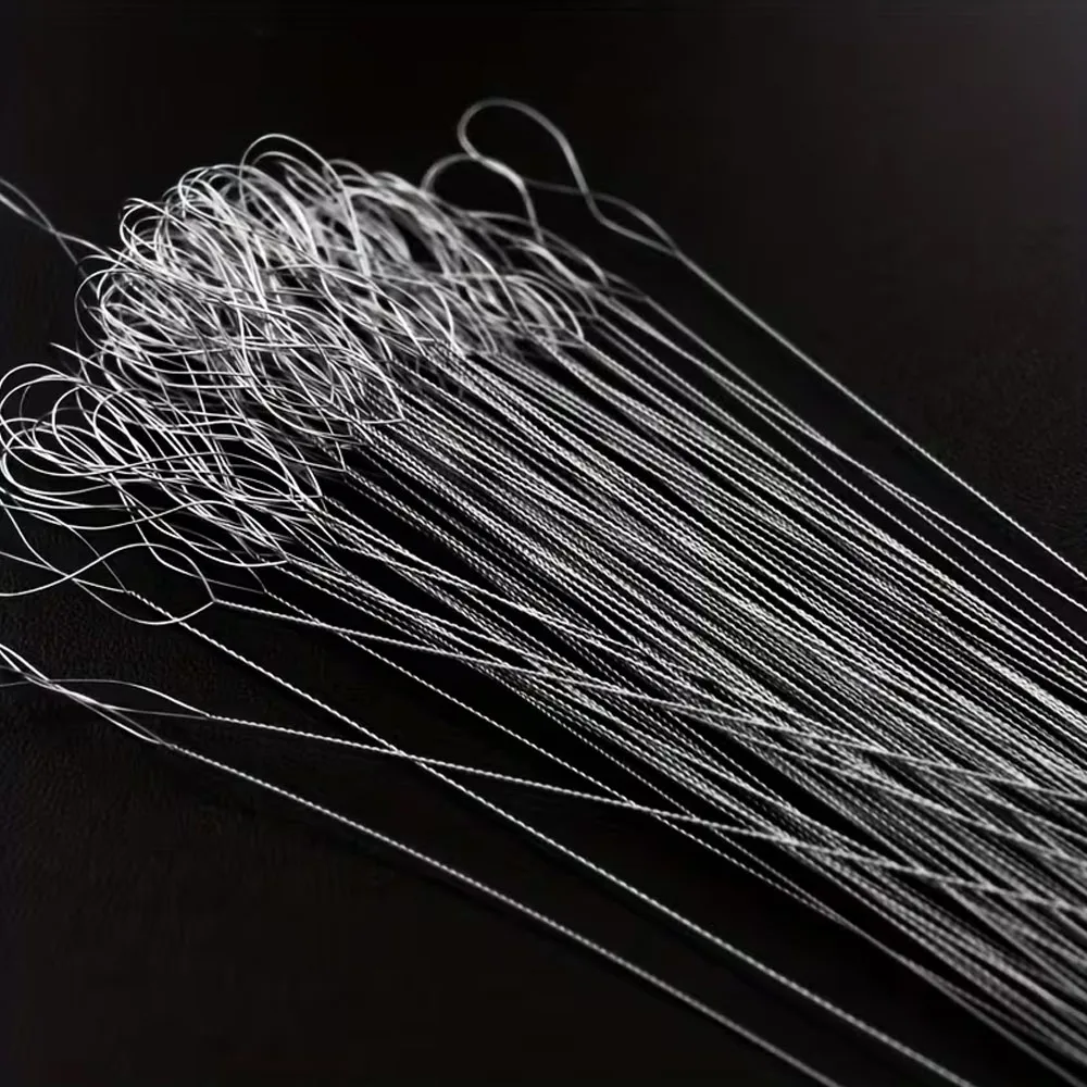 7pcs Ultra-fine Beading Needle Set, Twisted Wire Threading Tool for Small Beads, Long Steel Needles for Jewelry, Bracelets, and