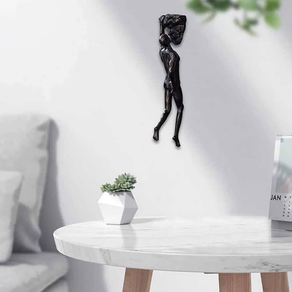 

Retro Industrial Style Climbing Man Resin Figurine Wall Decor Home Bar Living Room Background Art Hanging Ornament