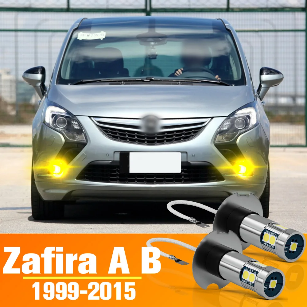 

2pcs LED Front Fog Light Bulb Accessories For Opel Zafira A B 1999-2015 2004 2005 2006 2007 2008 2009 2010 2011 2012 2013 2014