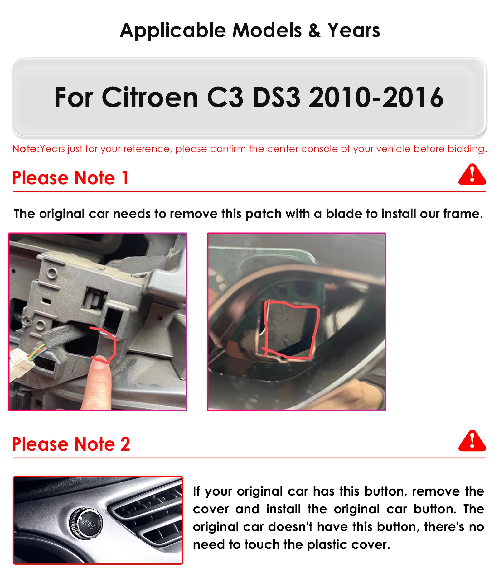 8+256G Carplay Android Autoradio für Citroen C3 DS3 2010 - 2016 Multimedia-Player 2K Intelligenter Bildschirm ADAS 360-Grad-Kamera – Detail 2