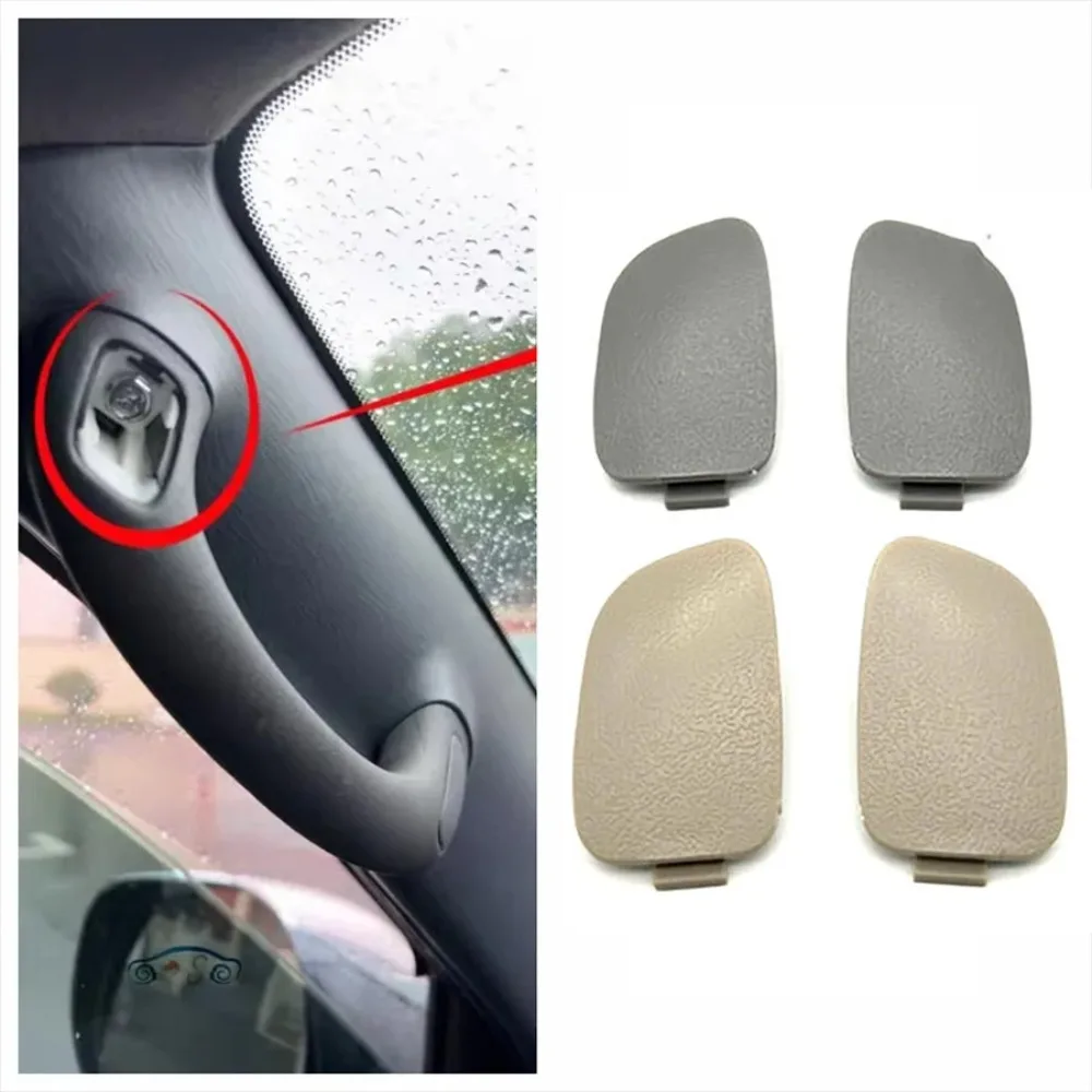 2Pcs Assist Grip Plug Car Inner Roof Grab Handle Armrest Grip Assistant Handle Screw Cap Fit For Toyota Land Cruiser Prado LC120