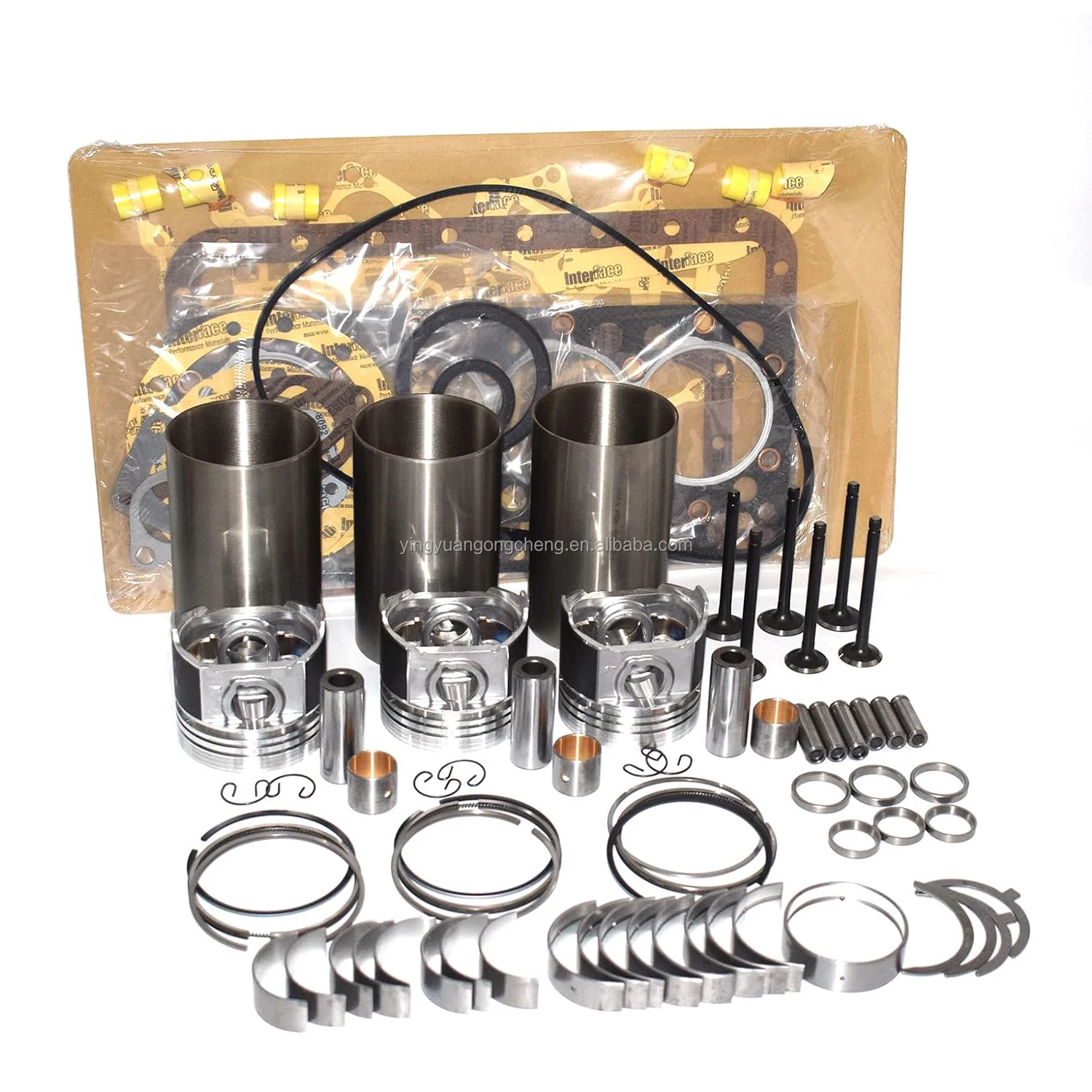 

3D84-1F 3D84-1GA Excavator parts Overhaul Rebuild Kit Compatible with Komatsu Engine PC20-5 PC20-6 PC30-6 PC30 PC38UU-1